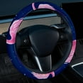 thumbnail image 2 of Flamingo 14.5 Inch Printing PVC Leather Auto Accessories Steering Wheel Cover, 2 of 6