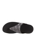 thumbnail image 6 of FitFlop Women's Lulu Glitz Toe-Post Sandal, All Black, Size 5, 6 of 7
