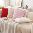 thumbnail image 4 of Valentine's Day Decorative Pillowcase with Fresh Embroidery for Living Room Sofa Cushion Cover Solid Color Home Valentine's Day Decorations, 4 of 8