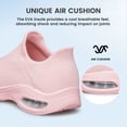 thumbnail image 5 of AMANSSE Womens Hands Free Slip on Shoes Non Slip Running Shoes Air Cushion Breathable Workout Shoes Lightweight Gym Sneakers Pink Size 8.5, 5 of 7