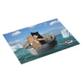 thumbnail image 2 of Bingfone Two Brave Cats Are Floating On The Sea Iceberg ,18" X 24"Dish Drying Mat For Kitchen Counter,Ultra Absorbent Microfiber, 2 of 9