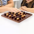 thumbnail image 4 of Juego de Tic Tac Toe, Batalla de Educación Temprana, Juego de Mesa de Juguete de Ajedrez Hecho a Mano para Interiores Y Exteriores, Entretenimiento Pa, 4 of 9