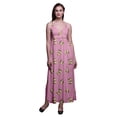 thumbnail image 1 of Bimba Robe de Plage Bohème Longue Sans Manches à Bretelles Imprimée Papillon pour Femmes - Grand, 1 of 6