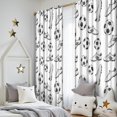 thumbnail image 5 of Kid Curtains,Soccer and Cleat White Pattern Kid Insulated Curtains Set Of 2,Bedroom Essentials,Toddler Room Decor 52"x84", 5 of 5