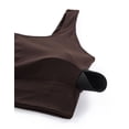 thumbnail image 5 of CRZ YOGA Butterluxe U Back Longline Sports Bras for Women Padded Yoga Workout Crop Top with Built in Pads, 5 of 6