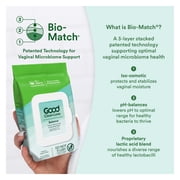 Good Clean Love Balance Feminine Wipes pH-Balanced, Organic Aloe 30 Count