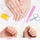 thumbnail image 3 of Lima de uñas de vidrio - Juego de 2 limas de uñas de vidrio - Regalos hechos a mano - Vidrio templado - Limas de uñas de cristal para uñas naturales, 3 of 6