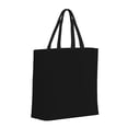 thumbnail image 2 of Naloa Black Tote Bag for Women, Foldable Tote Bag With Zipper, Large Shoulder Bag, Top Handle Handbag for Travel, Work, Shopping, 2 of 9