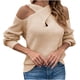 thumbnail image 1 of Suéter de mujer Suéter erógeno Suéter sólido informal de moda Suéter de manga larga Suéter de cuello redondo Odeerbi ODB-2, 1 of 5
