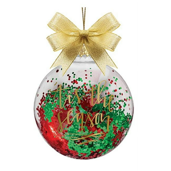 Christian Brands 10-04085-008 Ornament - Tis The SeasonPack of 6