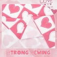 thumbnail image 6 of Valentines Day Tablecloth Square 55x55 Inch, Red Gingham Tablecloth, Love Hearts Table Cloth, Waterproof Table Cover for Valentine''s Day Party Kitchen Dining Room Holiday Decor, Red, 6 of 6