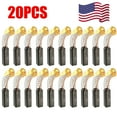 thumbnail image 2 of 20Pcs/Set Carbon Brushes for Electric Motors 20mm x 7mm x 6mm Replacement Part, 2 of 5
