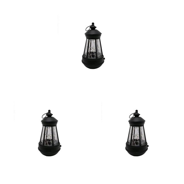 Luz alimentada por energía Solar Kearding farol Vintage decoración de luces nocturnas ABS