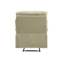 thumbnail image 4 of Miekor Furniture Beige Recliner With Pillow Top Armrest 15431, 4 of 8