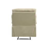 Oakwood Microfiber Recliner, Beige