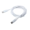 thumbnail image 3 of 10ft USB Cable for OnePlus Nord N100/N10 5G Phones - Type-C [C-to-C] Charger Cord Power Wire Sync Braided Fast Long White V4L Compatible With OnePlus Nord N100/N10 5G, 3 of 6