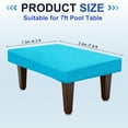thumbnail image 2 of Uxcell Billiard Pool Table Cover Billiards Accessories, Oxford Waterproof Dustproof Fit for Protecting Pool Table Blue 7 ft, 2 of 5