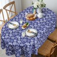 thumbnail image 5 of Modern Oval Tablecloth for Oval Table Waterproof Table Cloths for Dining Room Indoor Outdoor Home Decorative Table Cloth-54x72in, 5 of 6