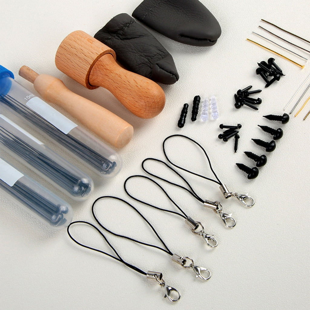 Geemin Needle Felting Kits with Bag, Wool Roving 18 Colors Set, Wool Felt Tools for Felted Needle Felting Supplies