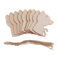 thumbnail image 2 of 5 adornos colgantes de madera para recuerdo de mascotas, letrero conmemorativo estilo madera. gato 82x56x2mm, 2 of 8