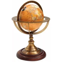10" Nautical Brass Armillary Astrolabe Sphere Celestial Tabletop Armillary Antique Vintage World Globe Armillary