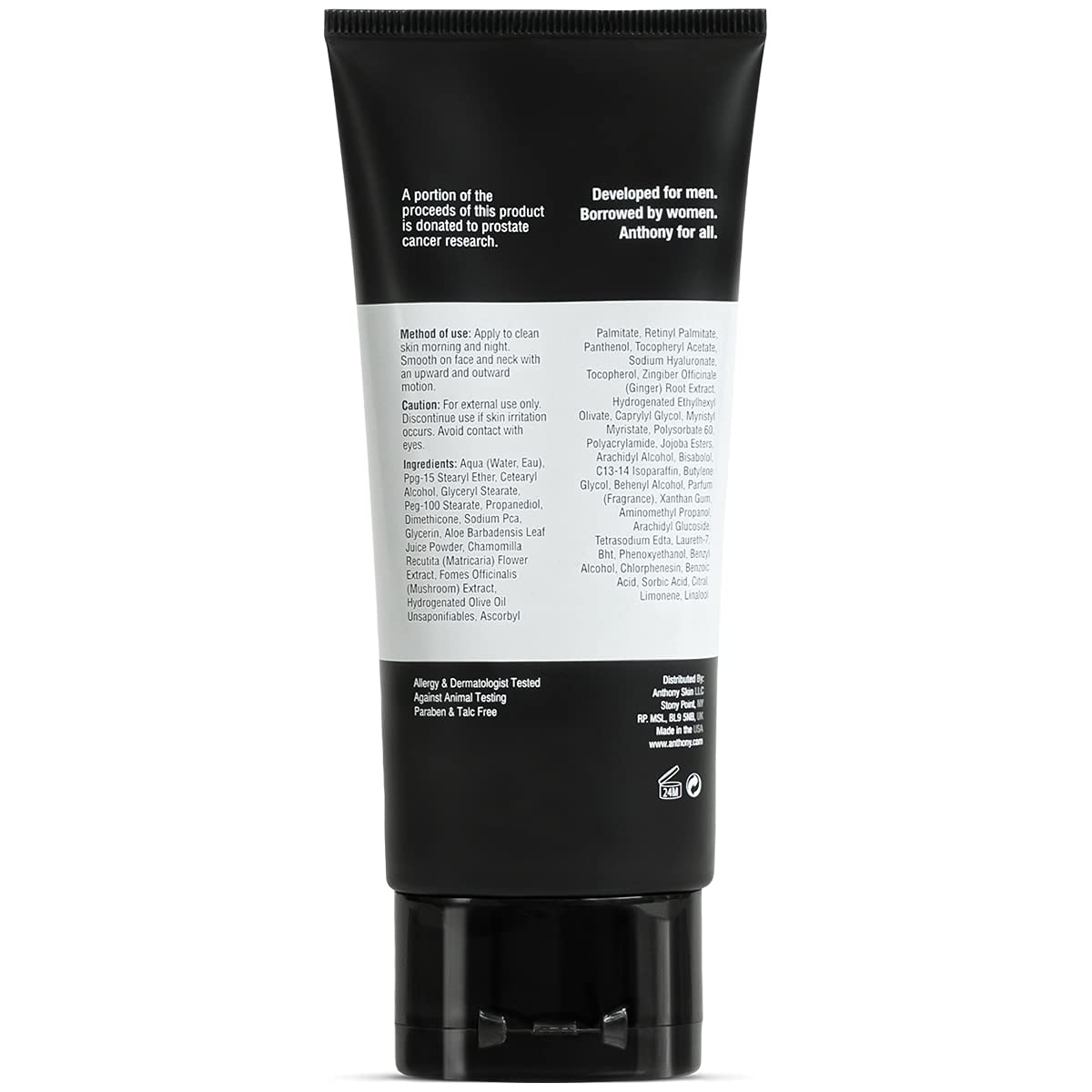 Anthony Oil Free Facial Lotion – Men’s Hydrating Face Moisturizer for Normal to Oily Skin – Anti-Aging and Antioxidant Formula – 3 Fl Oz Pack of 2