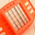 thumbnail image 4 of French Fries Slicer Vegetable and Fruit Slicer Chopper Kitchen Gadgets Potato Chips Cutter Manual Cutter Knife Creative Gadgets (Random Color), 4 of 5