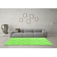 thumbnail image 3 of Ahgly Company Indoor Rectangle Solid Green Modern Area Rugs, 3' x 5', 3 of 4