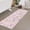 Pink, variant on Blue Bathroom Carpet,Colorful Floral Carpet,Soft Non Slip Rubber Backed Bathroom Floor Mat,Floor Mat Home Decor for Kitchen Bedroom,Washable Cover Floor Rug,17X29 Inch.