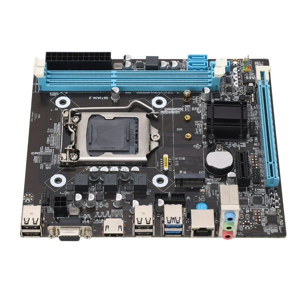 Placa base para videojuegos h81 doble canal ddr3 m.2 nvme ngff sata 6 gb S ranura pcie lga 1150 micro atx placa base para pc core