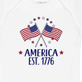 thumbnail image 4 of Inktastic America Est 1776 4th of July Boys or Girls Baby Bodysuit, 4 of 5