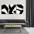 thumbnail image 3 of 3Pcs Framed Black and White Abstract Canvas Wall Art Modern Minimalist Line Drawing Posters Prints Mid Century Wall Decor Pictures Artwork for Living Room Bedroom Office Home Decoration 12x16in, 3 of 6