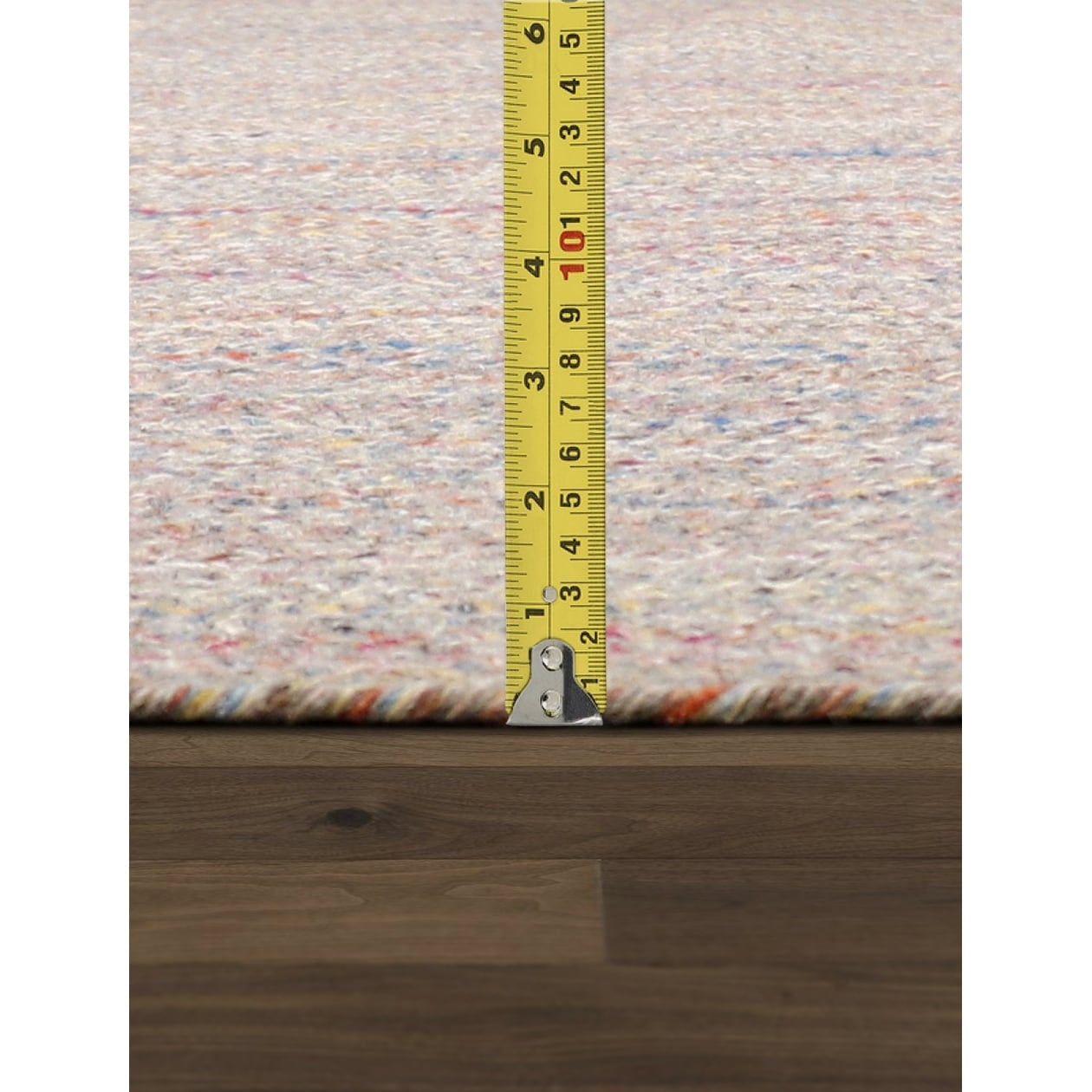 Pasargad Home Lagos 6' X 6' Hand Braided MultiColor Round Rug - All Ages, Indoors & Outdoors