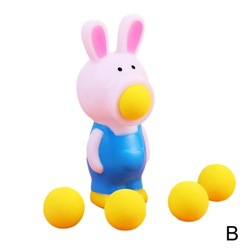 Spit Ball Cannonball Animals and Bouncing Toys Relieve Balls Ball