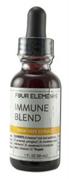 Immune Blend Tincture Four Elements Organic Herbals 1 oz Liquid