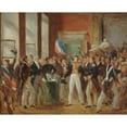 thumbnail image 2 of Anonymous 24x20 Black Ornate Framed Double Matted Museum Art Print Titled: Louis-Philippe Taking Oath at the Town Hall, July 31, 1830 (1830), 2 of 5