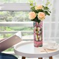 thumbnail image 6 of Clear Flower Vase Centerpieces Plastic Cylindrical Vases Home Wedding Decor 4"x12" Dog Bone Rainbow Heart, 6 of 6