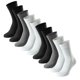 thumbnail image 1 of SCHIESSER Calcetines para hombre, paquete de 10 - «Bluebird», mezcla de algodón, lisos/estampados Negro/Gris/Blanco 39-42, 1 of 3