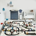 thumbnail image 4 of Travelwant Traffic Play mat Puzzle Foam Interlocking Tiles – Kids Road Traffic Play Rug - Children Educational Playmat Rug - Great for Playing with Toy Cars Trucks, 4 of 8
