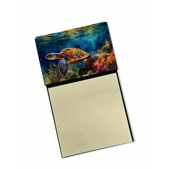 Loggerhead Sea Turtle Sticky Note Holder 3.25 in x 5.25 in
