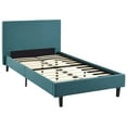 thumbnail image 5 of Modway Anya Twin Fabric Bed in Teal, 5 of 6