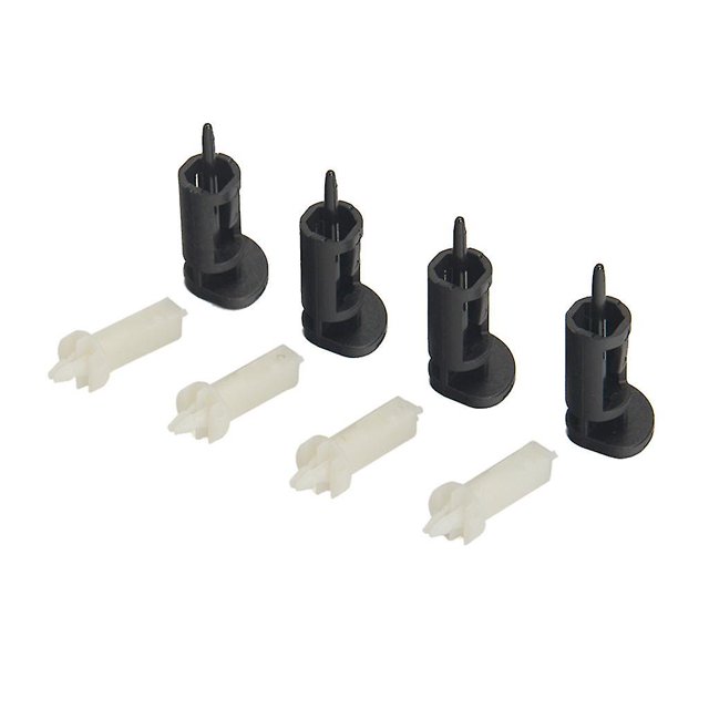 10 pares para disipador de calor Cpu Pin de montaje tornillo de plástico ventilador de refrigeración sujetador Clip de montaje para accesorio de enchufe Intel