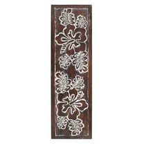 Beachcombers Long Tropical Wood Wall Decor Decoration  Multi