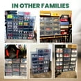 thumbnail image 3 of Plentio Shoe Boxes Clear Plastic Stackable, 12 Pack Shoe Storage, 13” x 9” x 5.5” Shoe Organizer for Closets, Easy to Assemble, Sturdy, Front Opening, Clear Shoe Containers(GY), 3 of 9