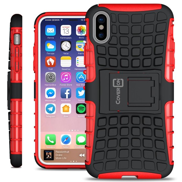 CoverON Apple iPhone XS / iPhone X Case, Atomic Series Slim Protective