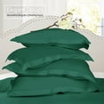 thumbnail image 5 of (2 pack) Nestl Pillow Sham Set of 2, Premium 1800 Series Double Brushed Bed Pillow Cases, Hunter Green, Standard 20" X 26", 5 of 6