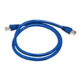 thumbnail image 2 of Monoprice - Patch cable - RJ-45 to RJ-45 - 3 ft - STP - CAT 6a - snagless, stranded - blue, 2 of 2
