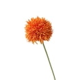 thumbnail image 2 of HonestMatter Floral Arrangements, Round Spherical Dandelion Artificial Flowers for Vase, Realistic Silk Home Decor for Living Room Table Centerpieces, Orange, 1 Piece, 2 of 7