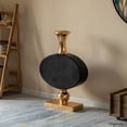 thumbnail image 3 of 32 Inch Vintage Gold and Black Fiberglass Tall Floor Vase - Enhances Home Decor with Farmhouse Charm-Perfect as a Statement Piece for Living Room Centerpiece, Entryway, Dining Room, and Hallway Decor, 3 of 8