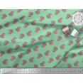 thumbnail image 3 of Soimoi Green Cotton Duck Fabric Floral & Paisley Print Fabric by Yard 42 Inch Wide, 3 of 3